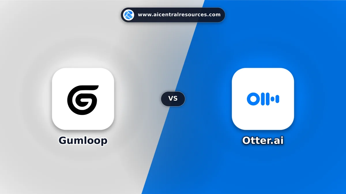 Gumloop vs Otter.ai Comparison Battle Card: Features, Pricing & Performance Matrix in AI No-Code / Automation Tools