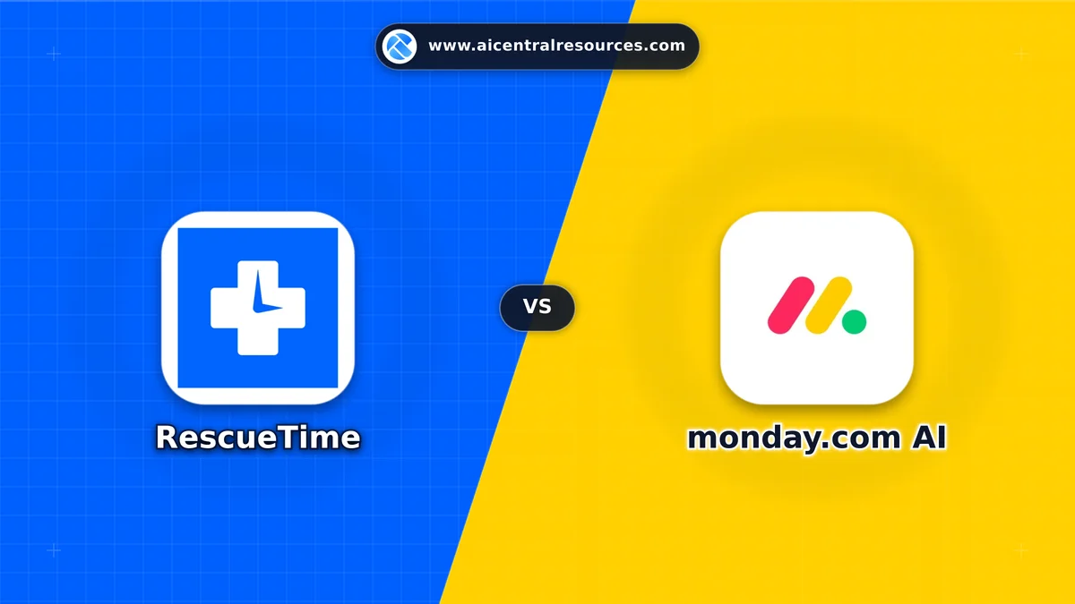 Compare RescueTime vs monday.com AI - In-Depth Feature Matrix, Pricing & Ratings RescueTime vs monday.com AI Comparison Battle Card: Features, Pricing & Performance Matrix in AI Productivity Tools