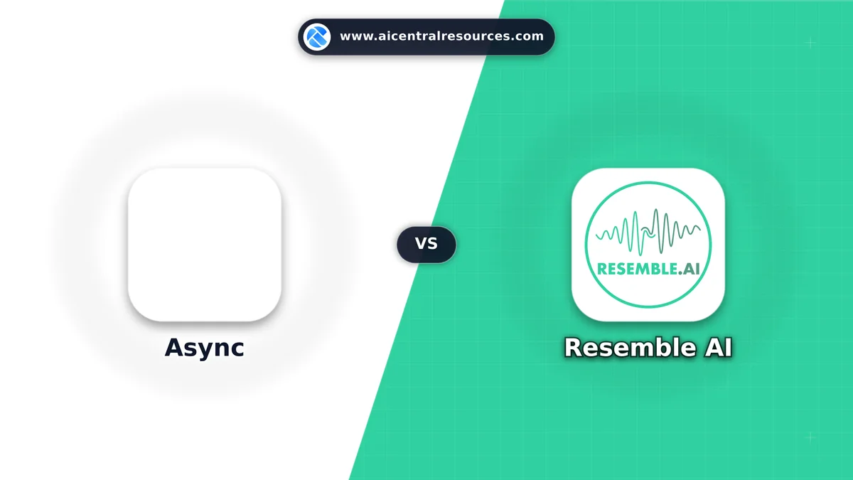 Async vs Resemble AI Comparison Battle Card - Features, Pricing & Review in AI Video Tools
