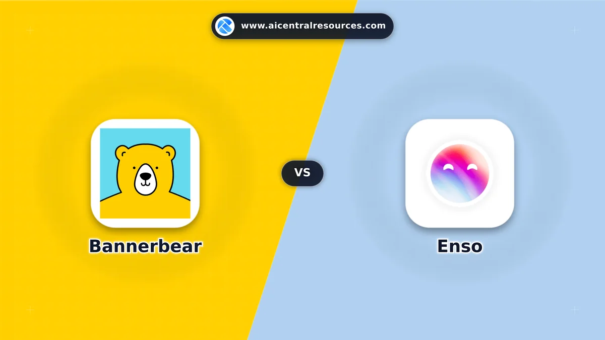Compare Bannerbear vs Enso - In-Depth Feature Matrix, Pricing & Ratings Bannerbear vs Enso Comparison Battle Card: Features, Pricing & Performance Matrix in AI Marketing Tools