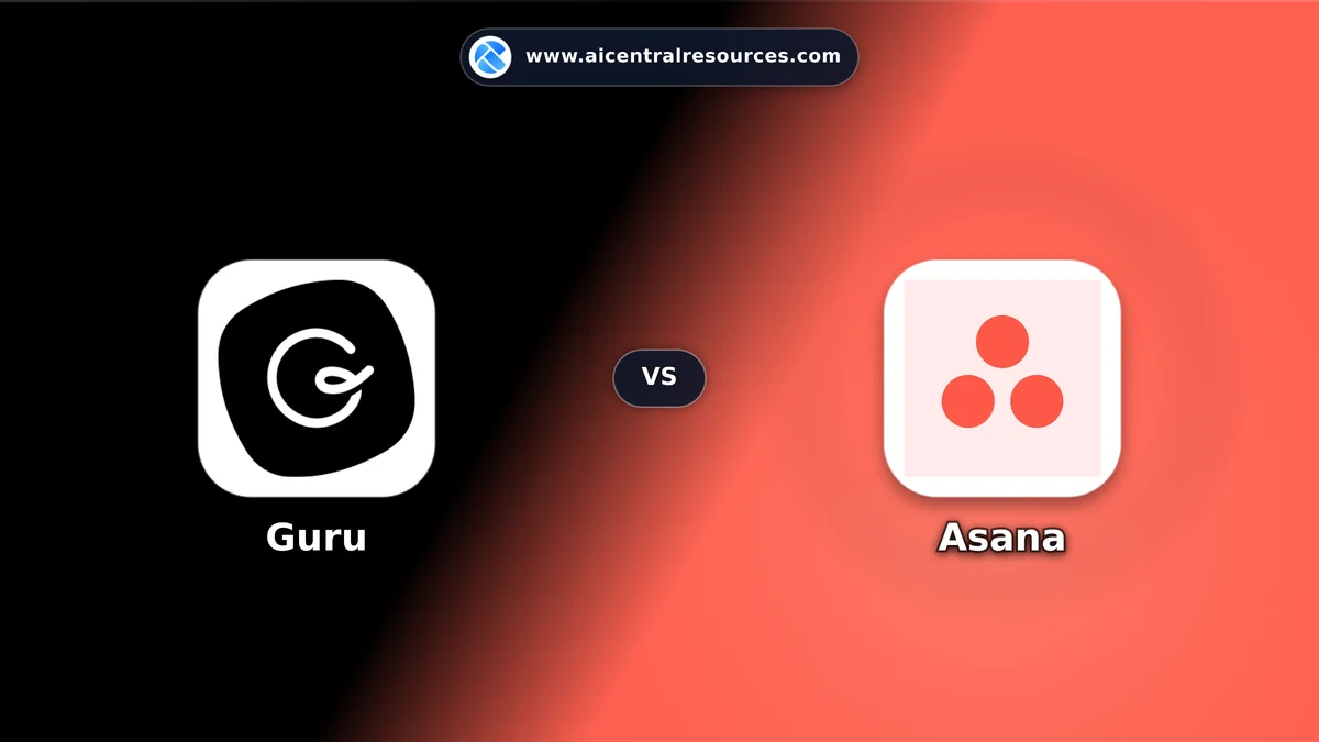 Compare Guru vs Asana - Features, Pricing & Performance Matrix Guru vs Asana Comparison Battle Card - Features, Pricing & Review in AI Productivity Tools