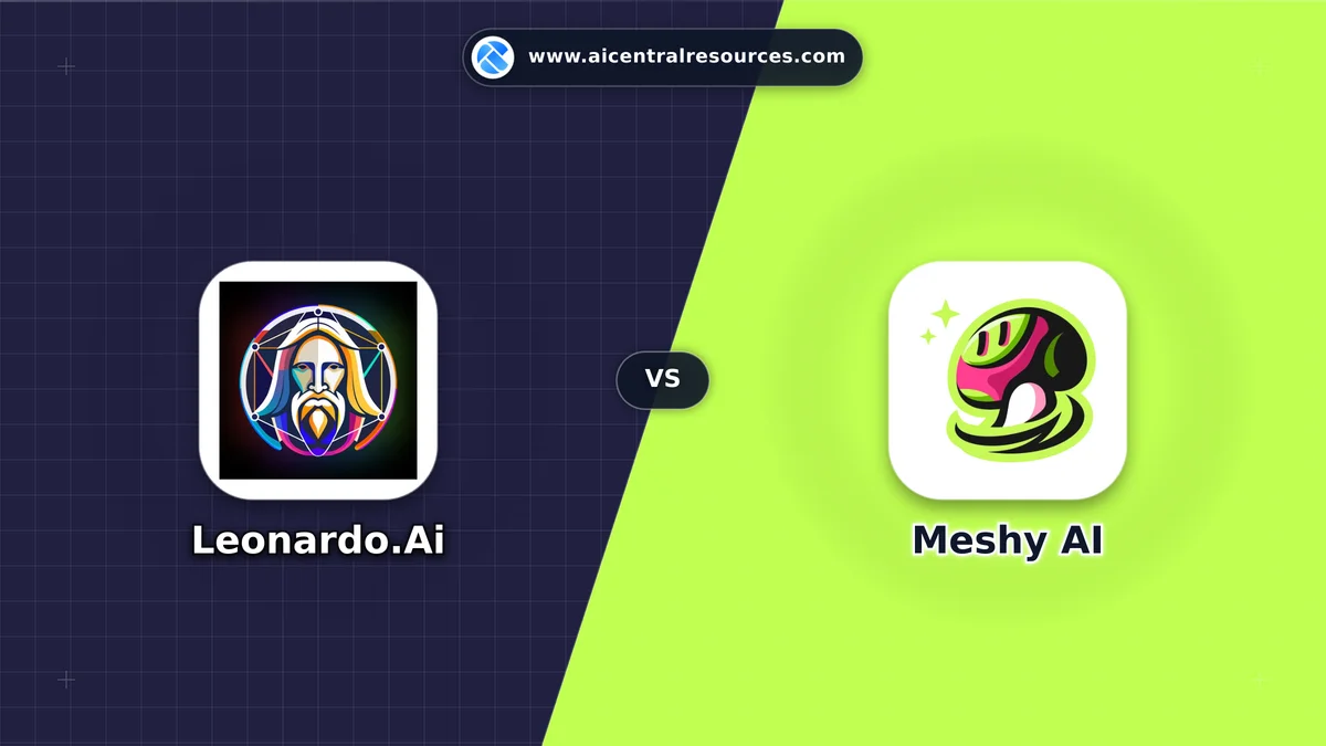 Compare Leonardo.Ai vs Meshy AI - Features, Pricing & Performance Matrix Leonardo.Ai vs Meshy AI Comparison Battle Card - Features, Pricing & Review in AI Design Tools