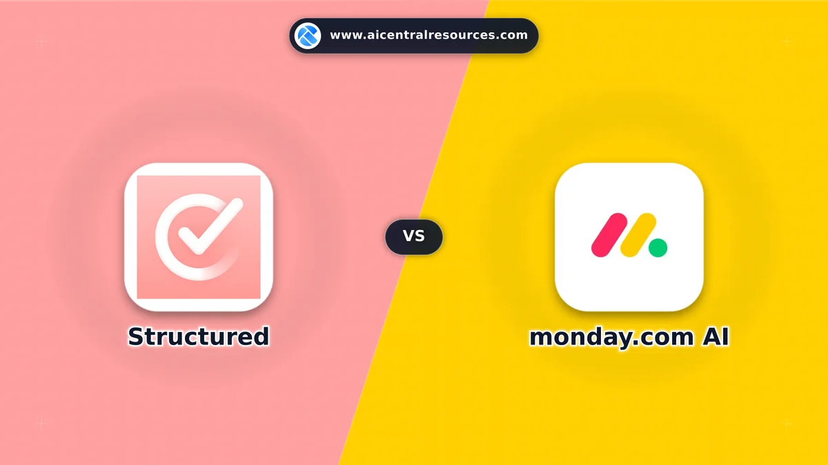 Compare Structured vs monday.com AI - Features, Pricing & Performance Matrix Structured vs monday.com AI Comparison Battle Card - Features, Pricing & Review in AI Productivity Tools