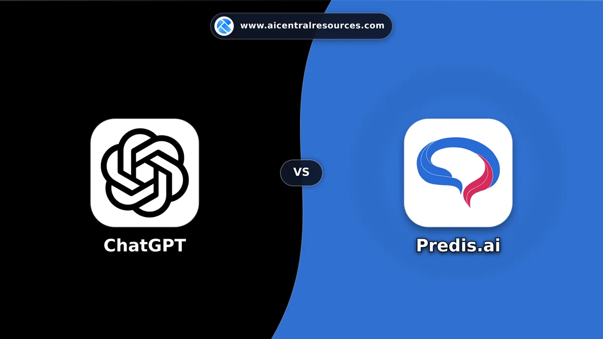 Compare ChatGPT vs Predis.ai - In-Depth Feature Matrix, Pricing & Ratings ChatGPT vs Predis.ai Comparison Battle Card: Features, Pricing & Performance Matrix in AI Marketing Tools
