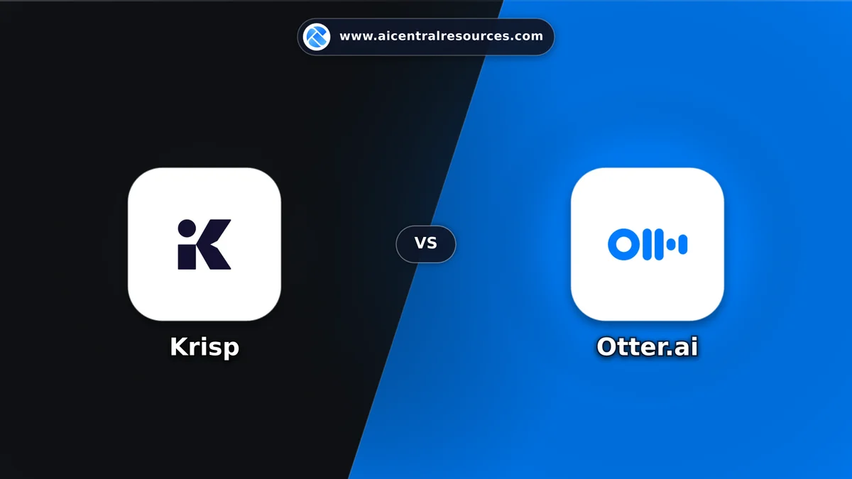 Compare Krisp vs Otter.ai - In-Depth Feature Matrix, Pricing & Ratings Krisp vs Otter.ai Comparison Battle Card: Features, Pricing & Performance Matrix in AI Productivity Tools