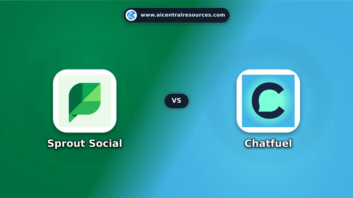 Compare Sprout Social vs Chatfuel - Features, Pricing & Performance Matrix Sprout Social vs Chatfuel Comparison Battle Card - Features, Pricing & Review in AI Marketing Tools