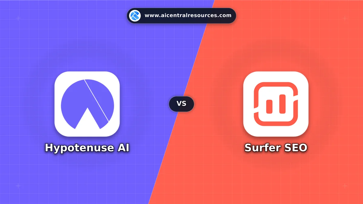 Compare Hypotenuse AI vs Surfer SEO - Features, Pricing & Performance Matrix Hypotenuse AI vs Surfer SEO Comparison Battle Card - Features, Pricing & Review in AI Marketing Tools