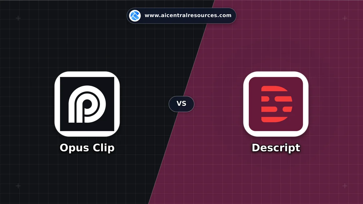 Compare Opus Clip vs Descript - Features, Pricing & Performance Matrix Opus Clip vs Descript Comparison Battle Card - Features, Pricing & Review in AI Video Tools