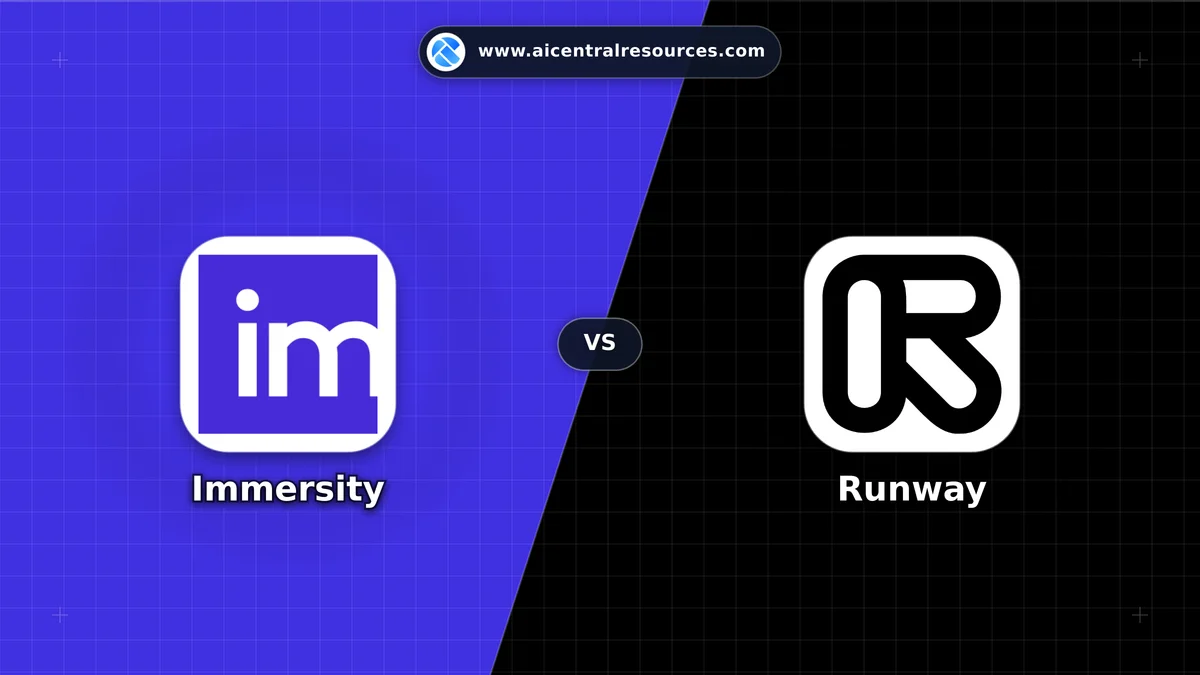Immersity vs Runway Comparison Battle Card - Features, Pricing & Review in AI Video Tools