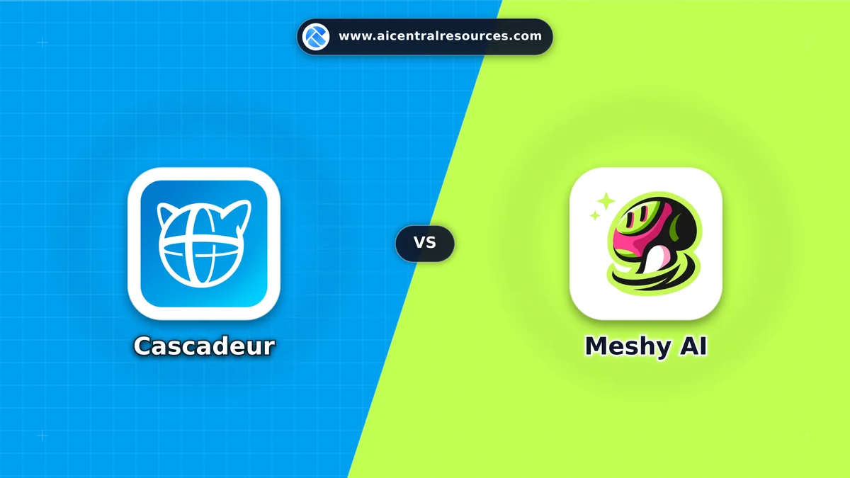 Compare Cascadeur vs Meshy AI - Features, Pricing & Performance Matrix Cascadeur vs Meshy AI Comparison Battle Card - Features, Pricing & Review in AI Gaming & Entertainment
