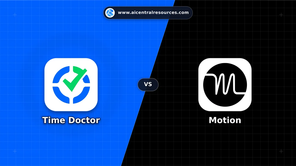 Time Doctor vs Motion Comparison Battle Card: Features, Pricing & Performance Matrix in AI Productivity Tools