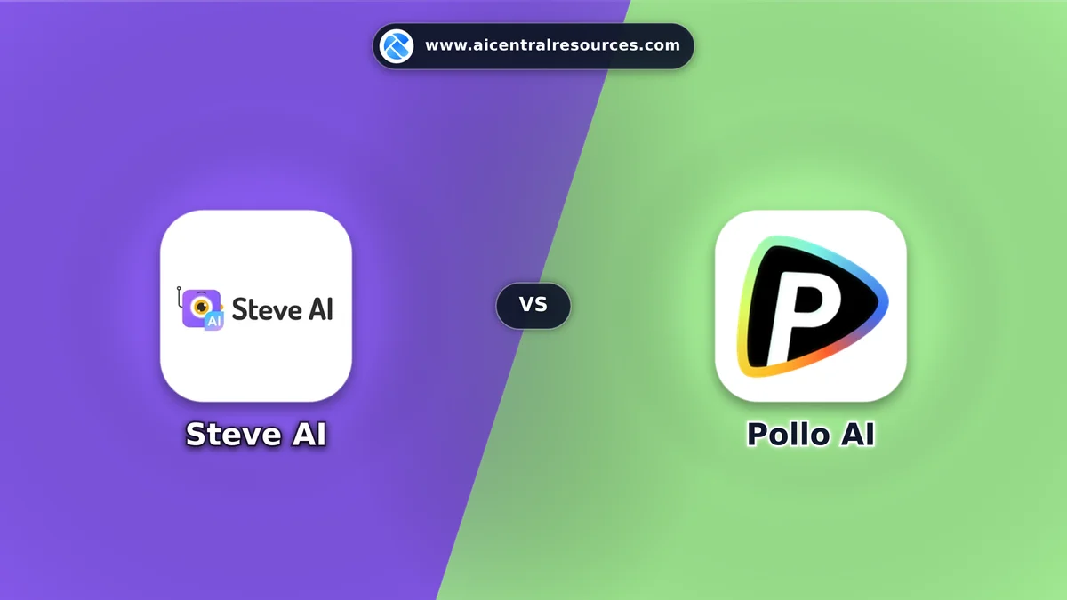 Compare Steve AI vs Pollo AI - Features, Pricing & Performance Matrix Steve AI vs Pollo AI Comparison Battle Card - Features, Pricing & Review in AI Marketing Tools