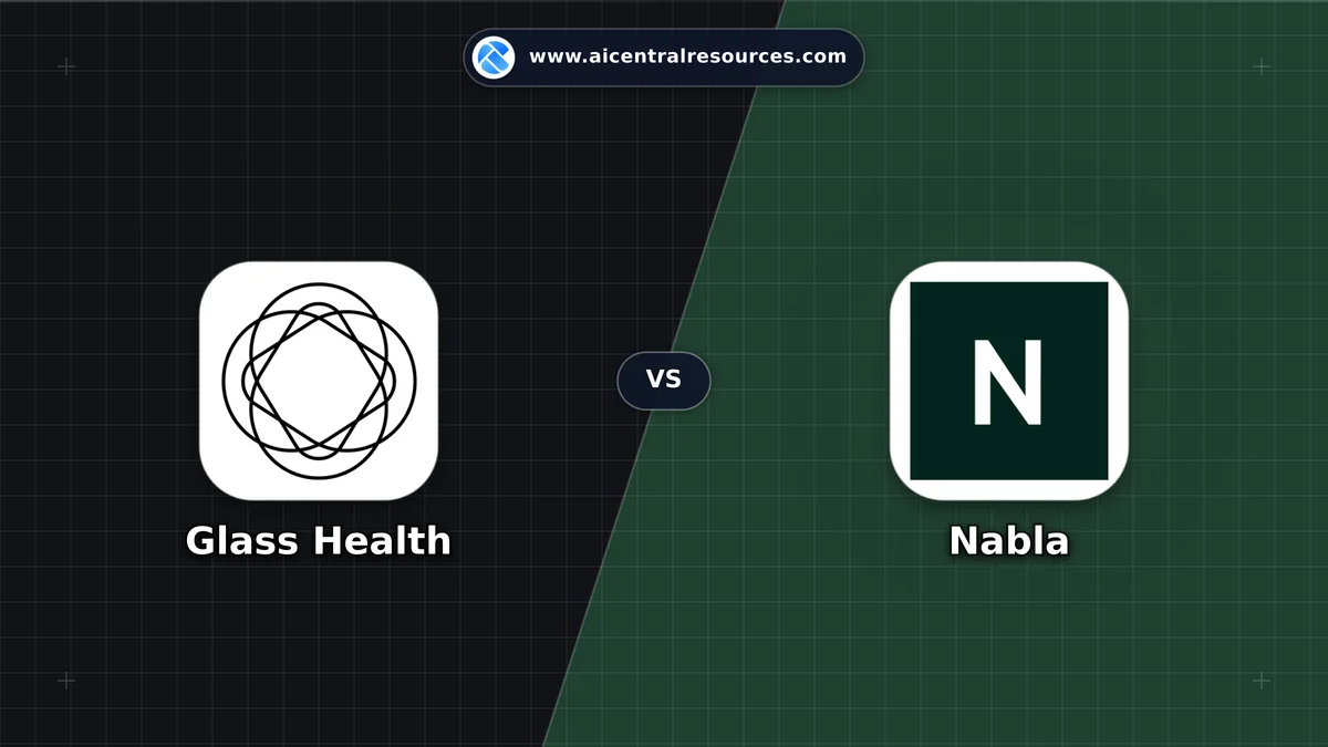 Compare Glass Health vs Nabla - Features, Pricing & Performance Matrix Glass Health vs Nabla Comparison Battle Card - Features, Pricing & Review in AI Healthcare Tools