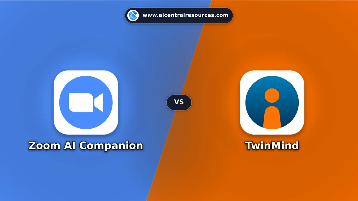 Compare Zoom AI Companion vs TwinMind - Features, Pricing & Performance Matrix Zoom AI Companion vs TwinMind Comparison Battle Card - Features, Pricing & Review in AI No-Code / Automation Tools