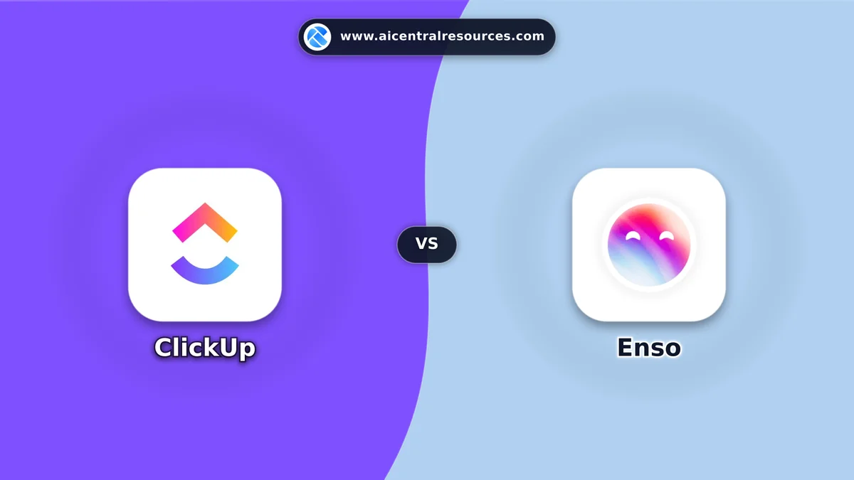 Compare ClickUp vs Enso - Features, Pricing & Performance Matrix ClickUp vs Enso Comparison Battle Card - Features, Pricing & Review in AI Marketing Tools
