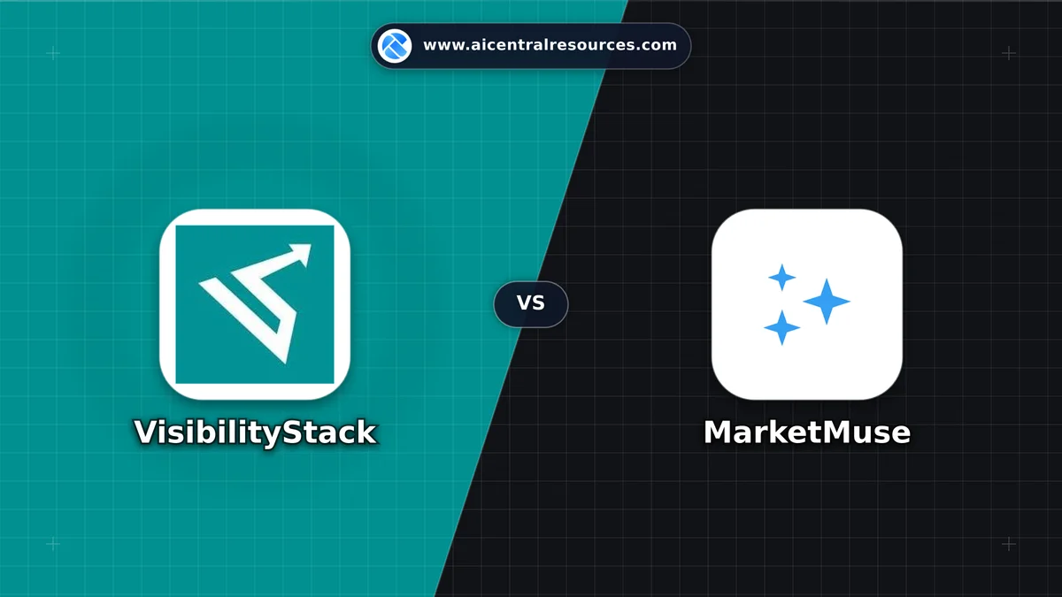 VisibilityStack vs MarketMuse Comparison Battle Card - Features, Pricing & Review in AI Marketing Tools