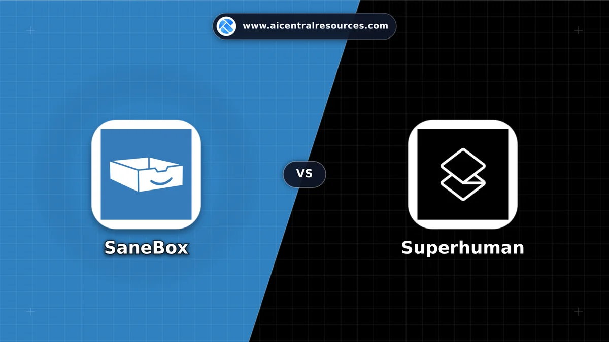 SaneBox vs Superhuman Comparison Battle Card: Features, Pricing & Performance Matrix in AI Productivity Tools