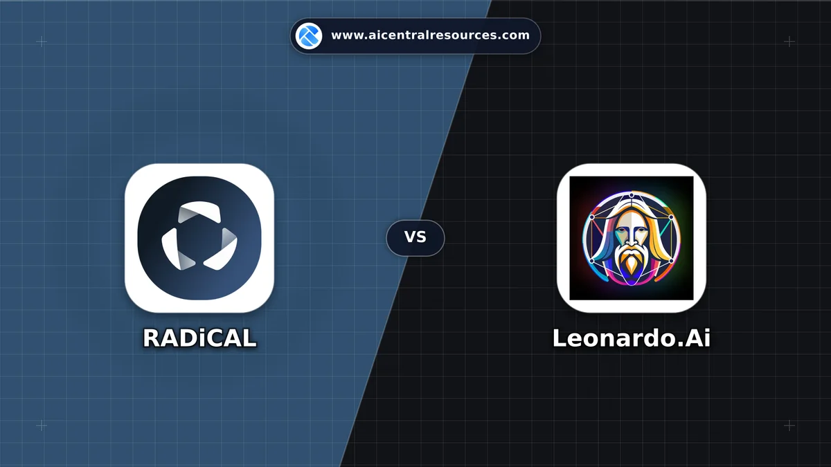 RADiCAL vs Leonardo.Ai Comparison Battle Card - Features, Pricing & Review in AI Design Tools