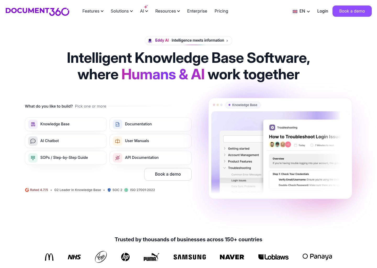 Document360 Enterprise Knowledge Base Platform