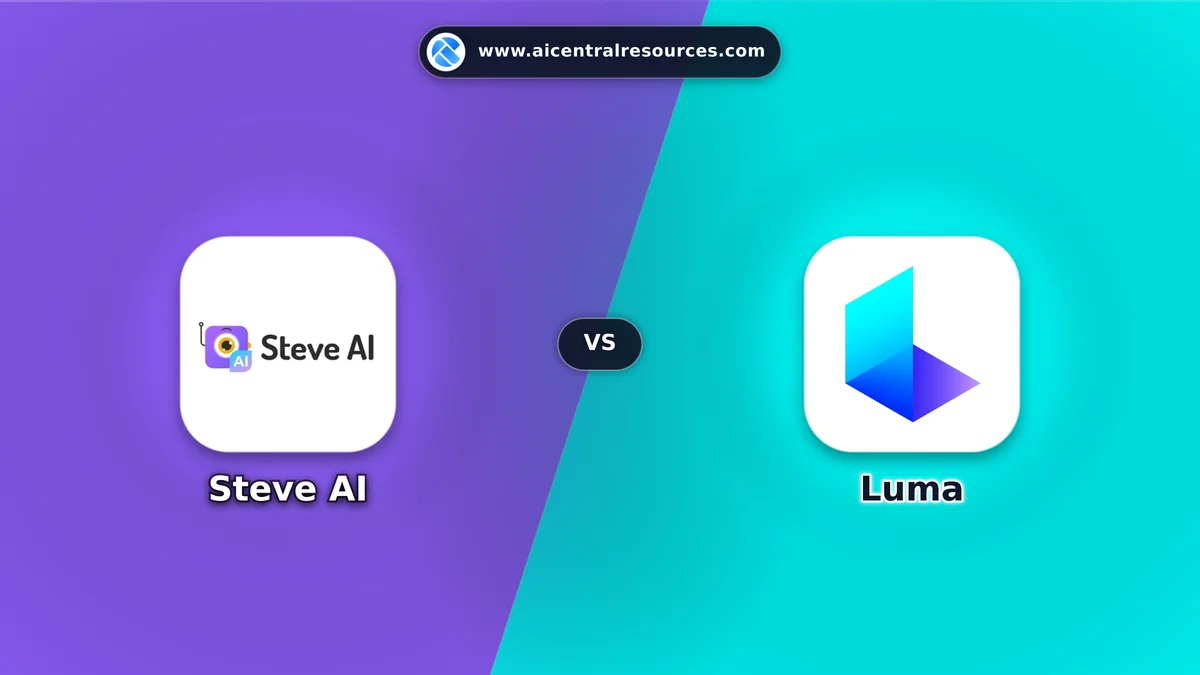 Compare Steve AI vs Luma - Features, Pricing & Performance Matrix Steve AI vs Luma Comparison Battle Card - Features, Pricing & Review in AI Marketing Tools