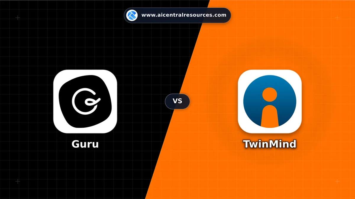 Compare Guru vs TwinMind - Features, Pricing & Performance Matrix Guru vs TwinMind Comparison Battle Card - Features, Pricing & Review in AI Productivity Tools