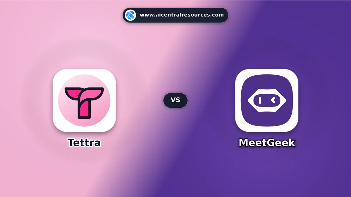 Tettra vs MeetGeek Comparison Battle Card - Features, Pricing & Review in AI Chatbots