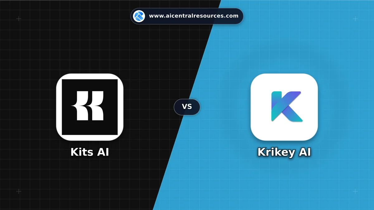 Kits AI vs Krikey AI Comparison Battle Card - Features, Pricing & Review in AI Audio & Music Tools