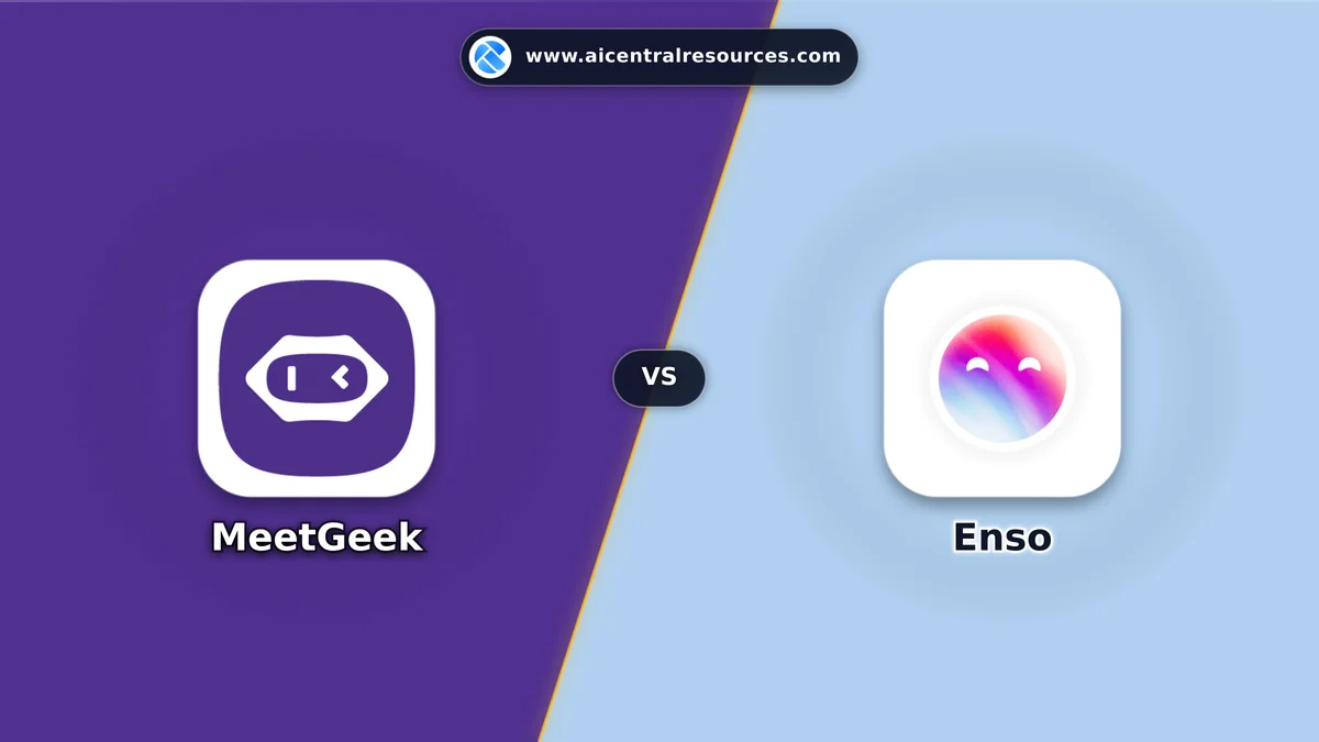 MeetGeek vs Enso Comparison Battle Card - Features, Pricing & Review in AI Chatbots