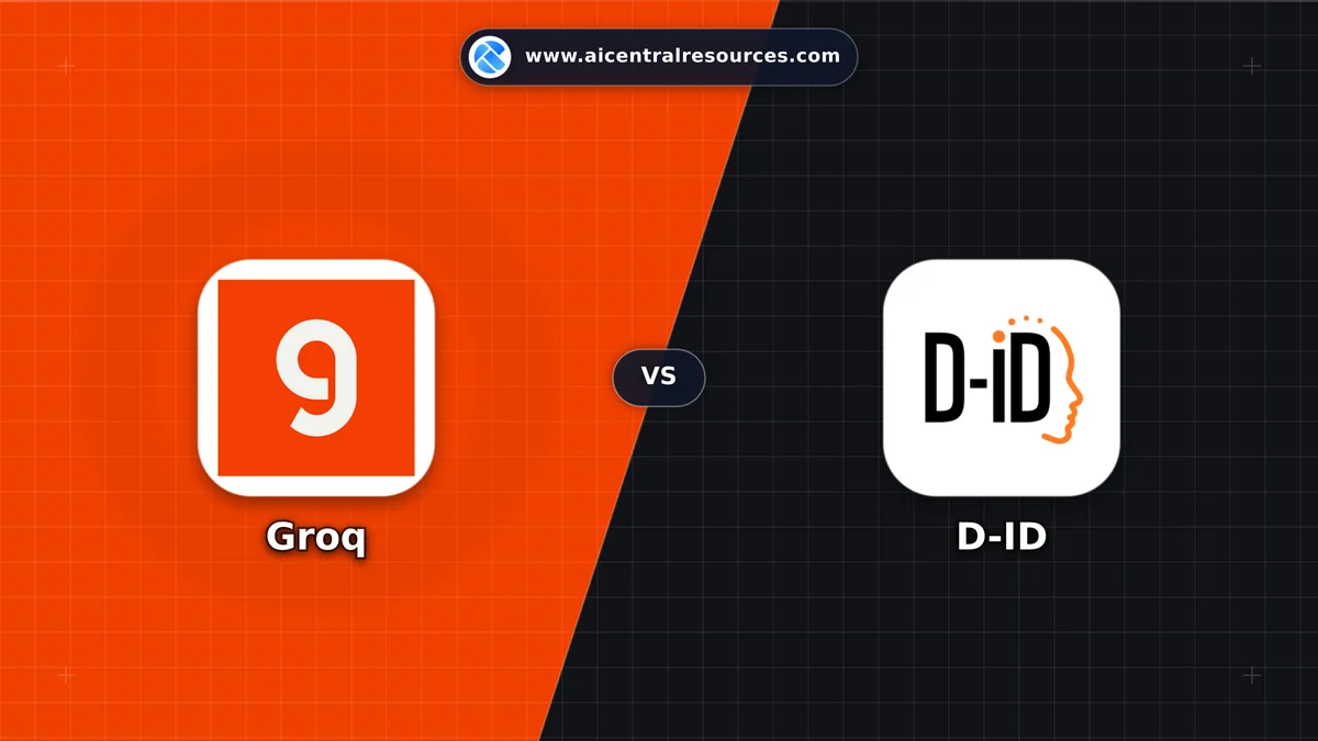 Compare Groq vs D-ID - Features, Pricing & Performance Matrix Groq vs D-ID Comparison Battle Card - Features, Pricing & Review in AI Developer APIs & Platforms