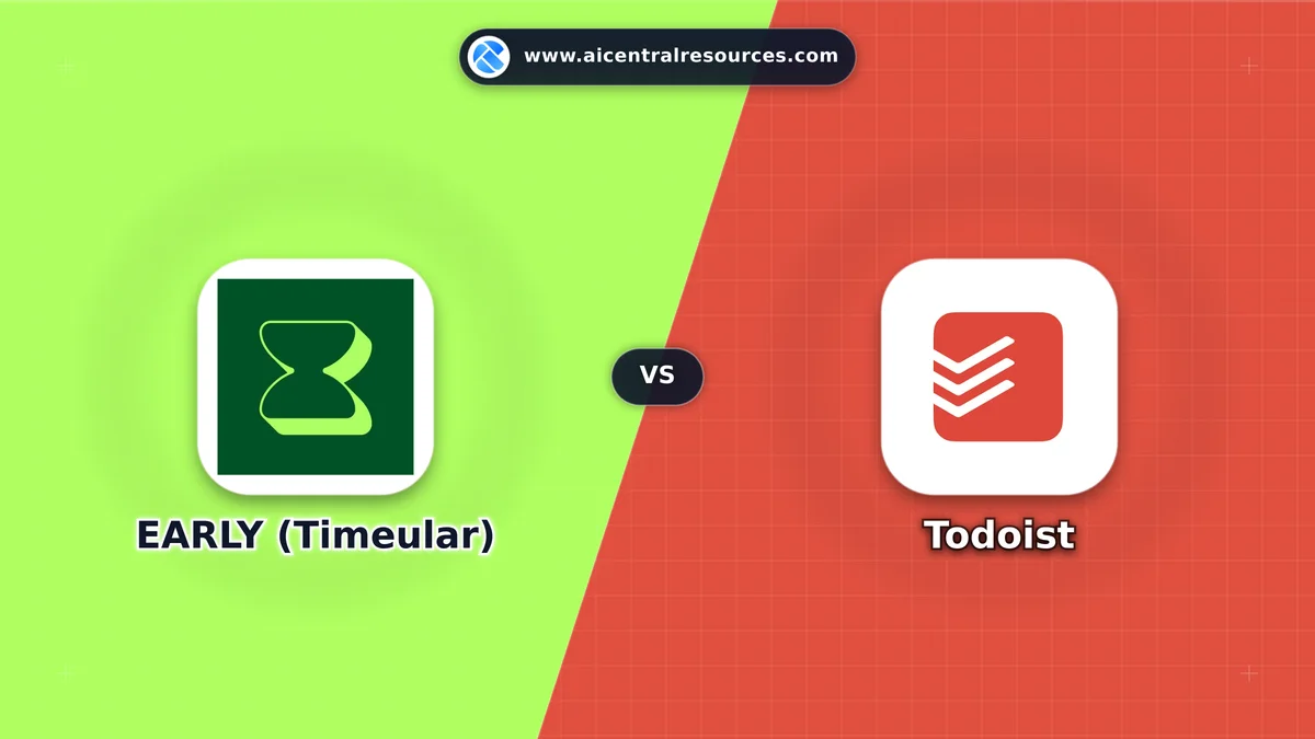 EARLY (Timeular) vs Todoist Comparison Battle Card: Features, Pricing & Performance Matrix in AI Productivity Tools
