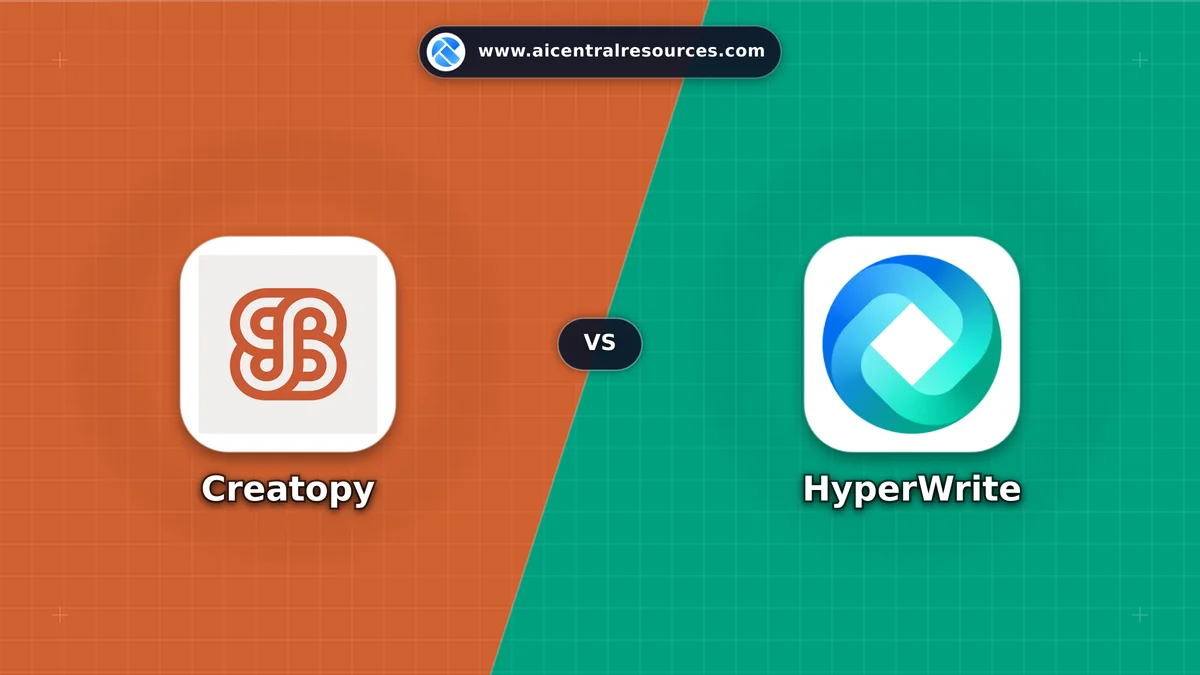 Creatopy vs HyperWrite Comparison Battle Card: Features, Pricing & Performance Matrix in AI Marketing Tools