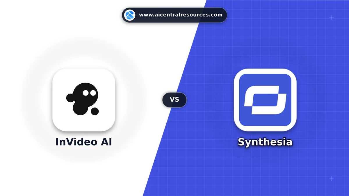 Compare InVideo AI vs Synthesia - Features, Pricing & Performance Matrix InVideo AI vs Synthesia Comparison Battle Card - Features, Pricing & Review in AI Video Tools