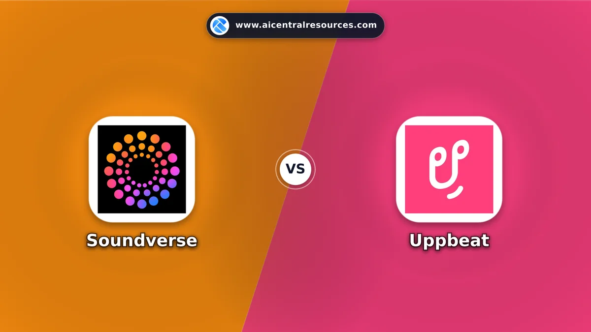 Compare Soundverse vs Uppbeat - Features, Pricing & Performance Matrix Soundverse vs Uppbeat Comparison Battle Card - Features, Pricing & Review in AI Audio & Music Tools