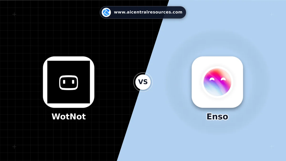 Compare WotNot vs Enso - Features, Pricing & Performance Matrix WotNot vs Enso Comparison Battle Card - Features, Pricing & Review in AI Chatbots