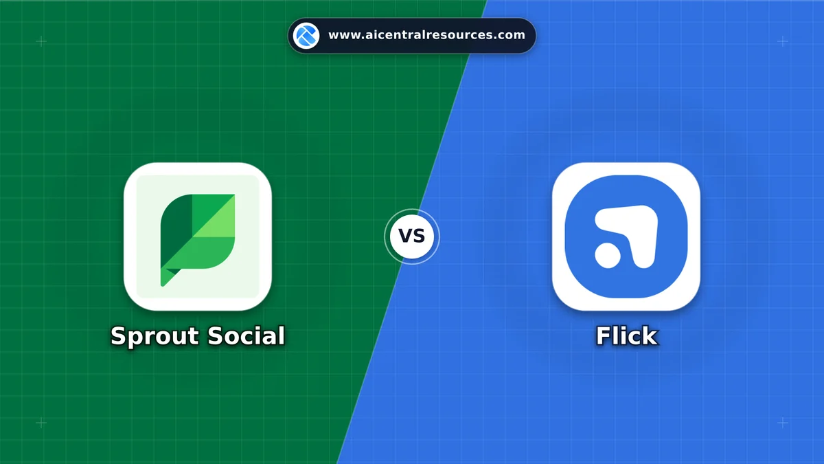 Compare Sprout Social vs Flick - Features, Pricing & Performance Matrix Sprout Social vs Flick Comparison Battle Card - Features, Pricing & Review in AI Marketing Tools