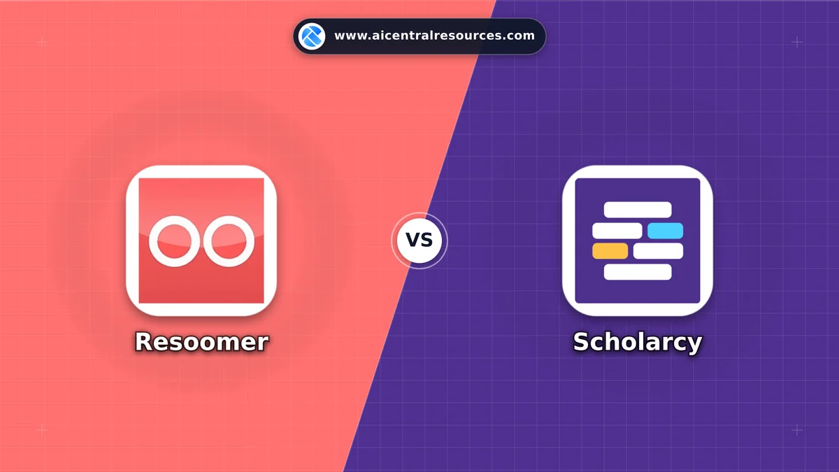 Compare Resoomer vs Scholarcy - Features, Pricing & Performance Matrix Resoomer vs Scholarcy Comparison Battle Card - Features, Pricing & Review in AI Research & Education Tools