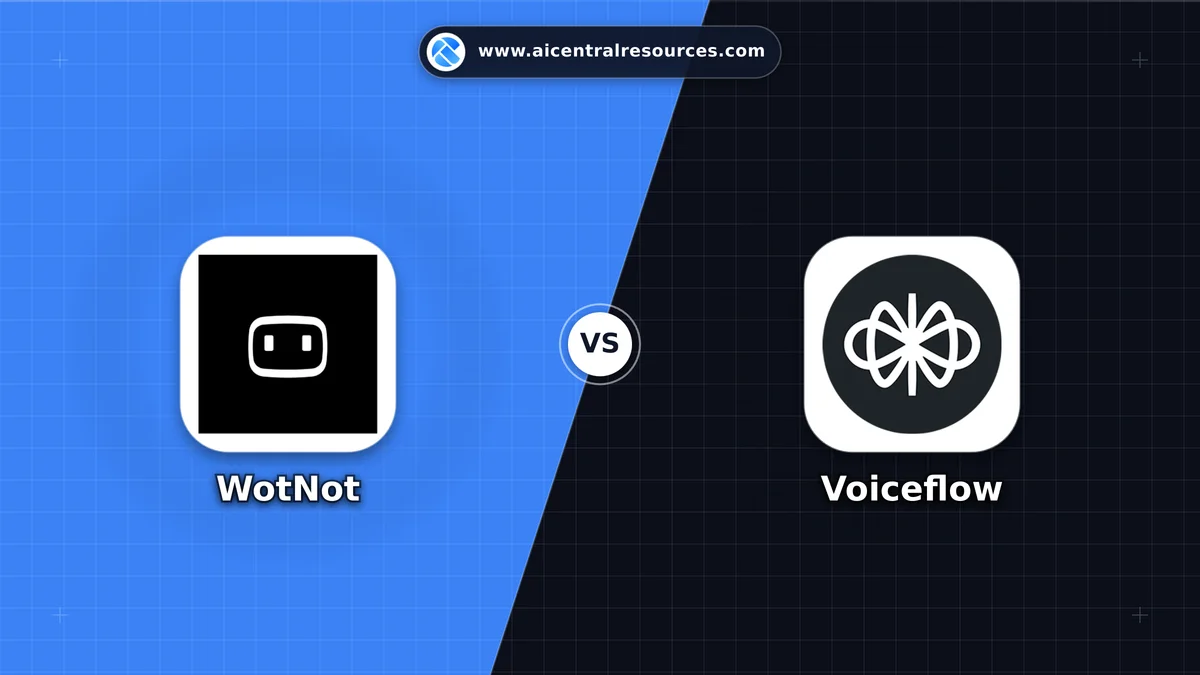 WotNot vs Voiceflow Comparison Battle Card - Features, Pricing & Review in AI Chatbots