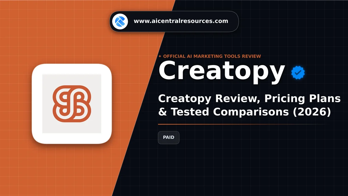 Creatopy Review, Pricing Plans & Tested Comparisons (2026) - AI Central Resources