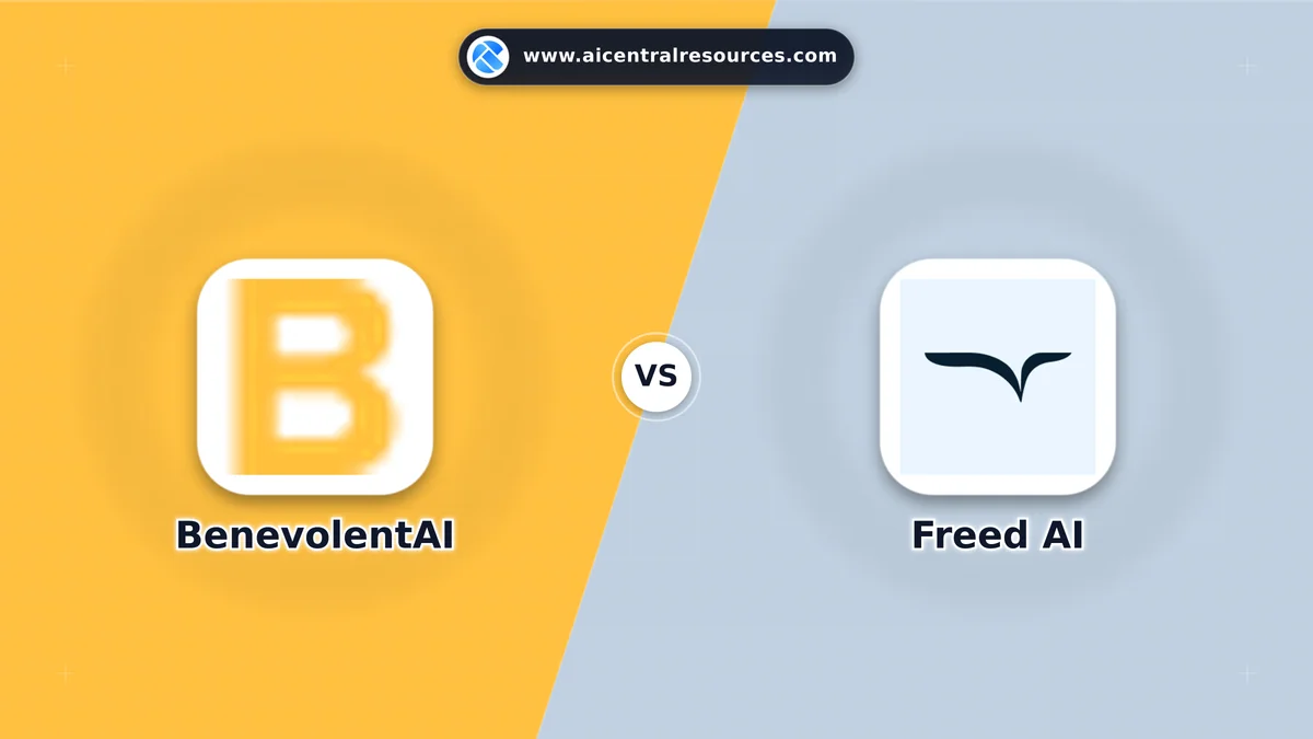 Compare BenevolentAI vs Freed AI - Features, Pricing & Performance Matrix BenevolentAI vs Freed AI Comparison Battle Card - Features, Pricing & Review in AI Healthcare Tools