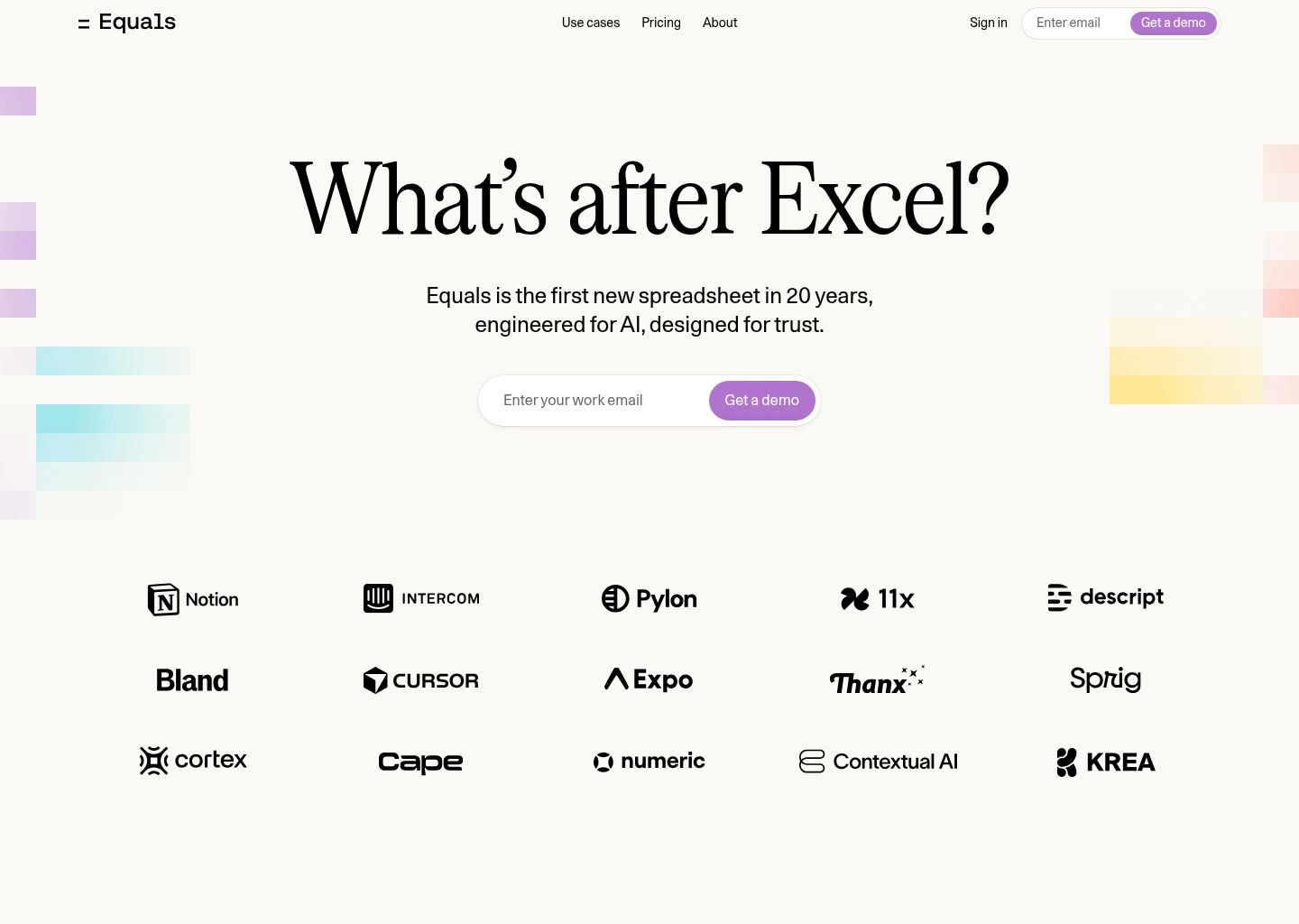 Equals user interface dashboard review for founders