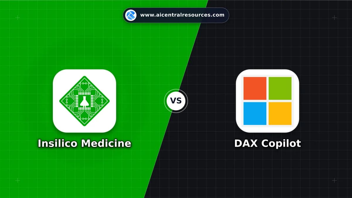 Compare Insilico Medicine vs DAX Copilot - Features, Pricing & Performance Matrix Insilico Medicine vs DAX Copilot Comparison Battle Card - Features, Pricing & Review in AI Healthcare Tools