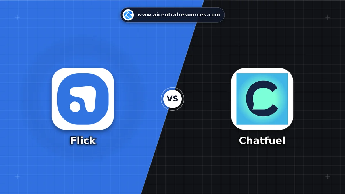 Compare Flick vs Chatfuel - Features, Pricing & Performance Matrix Flick vs Chatfuel Comparison Battle Card - Features, Pricing & Review in AI Marketing Tools