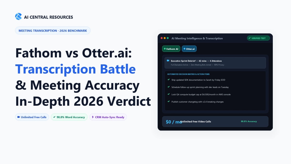 Fathom vs Otter.ai (2026): Transcription Battle [Tested]