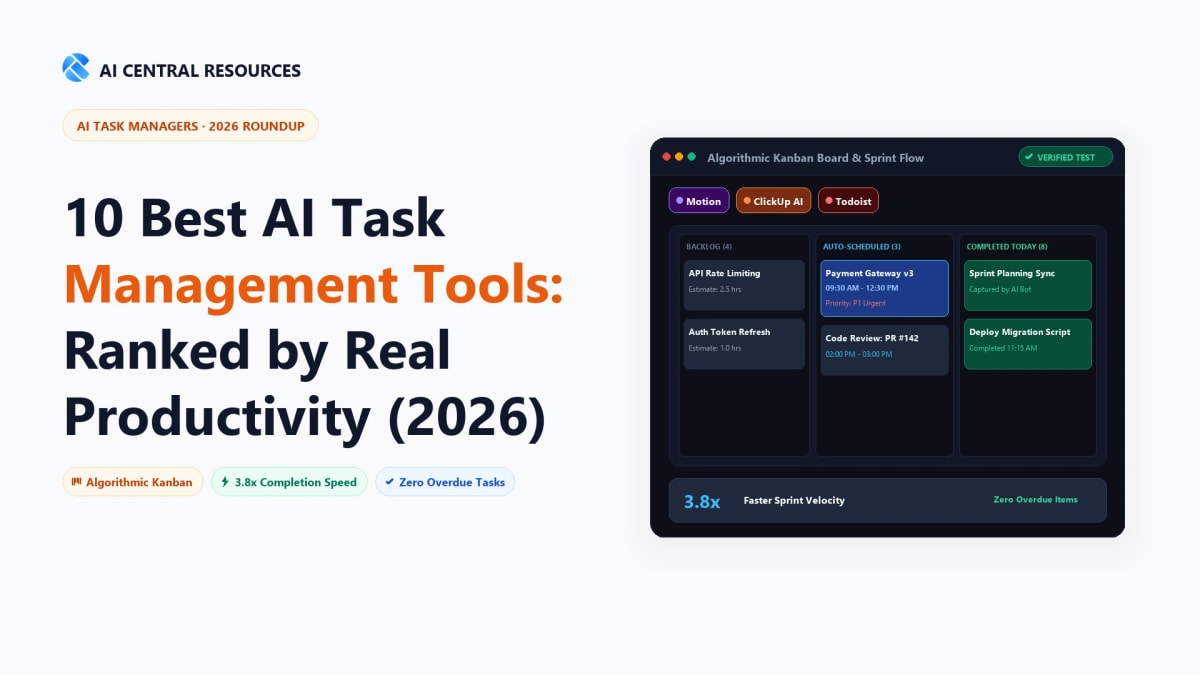 10 Best AI Task Management Tools in 2026: Ranked by Real Productivity