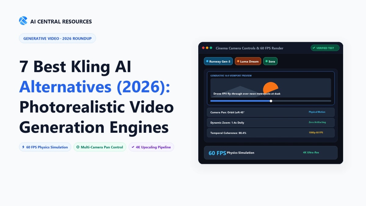 7 Best Kling AI Alternatives for Video (2026 Tested)