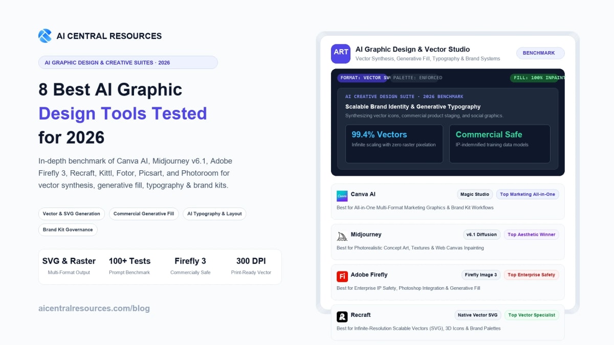 8 Best AI Graphic Design Tools in 2026 (Canva vs Midjourney vs Adobe Firefly)