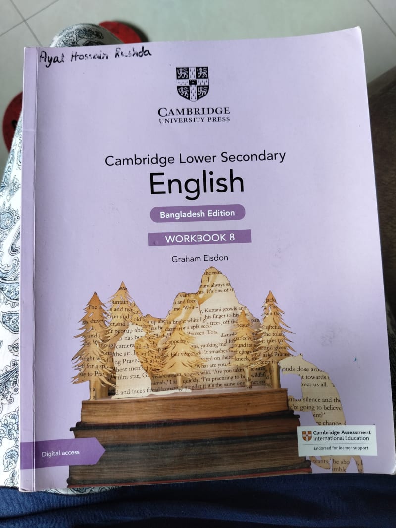 Cambridge Lower Secondary English Workbook 8 Bangladesh edition by Graham Elsdon | BookCycle BD