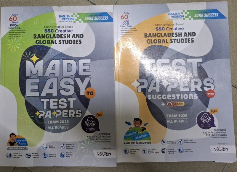 SSC test paper with made easy BGS (EV) by Newton | BookCycle BD