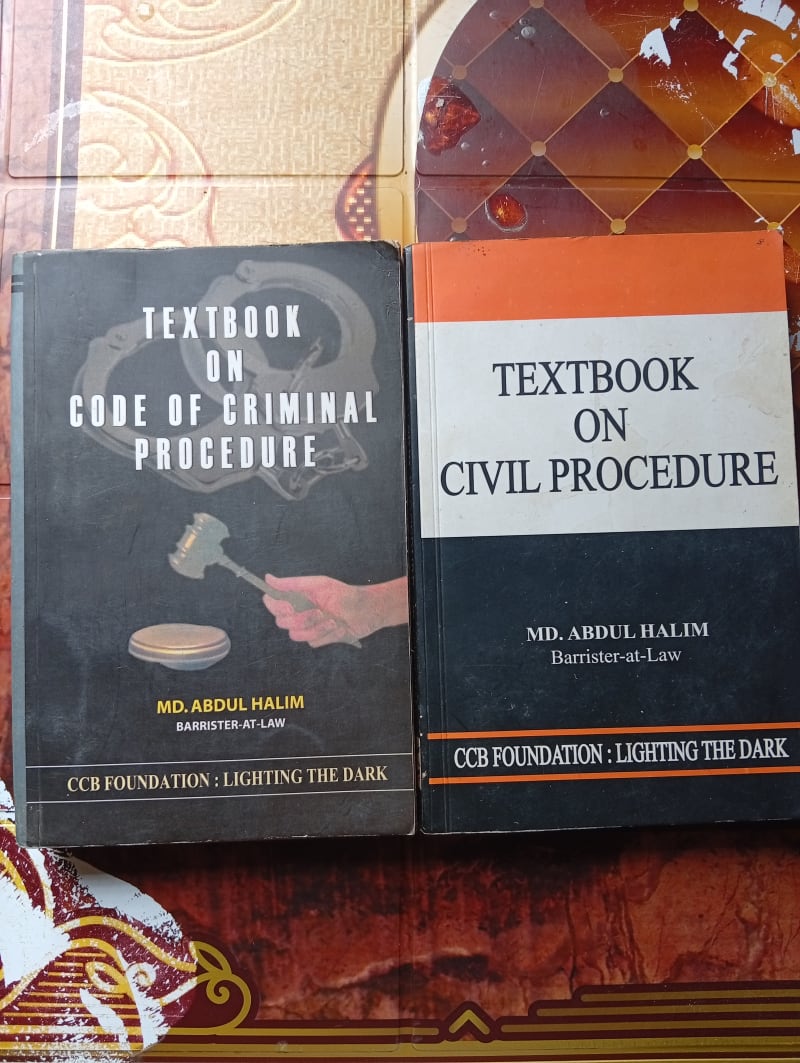 Civil Procedure  & Code of Criminal Procedure by Md.Abdul Halim Barrister-At-Law | BookCycle BD