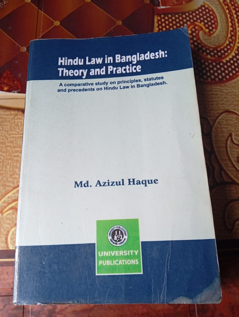 Hindu Law In Bangladesh by Md.Azizul Haque | BookCycle BD